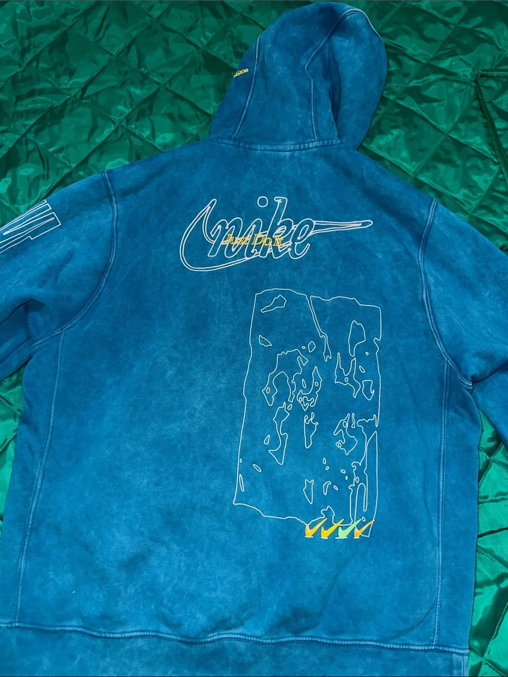 Nike Blue Crewneck Pullover Hoodie